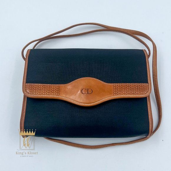 CHRISTIAN DIOR VINTAGE CROSSBODY BAG - Picture 1 of 13